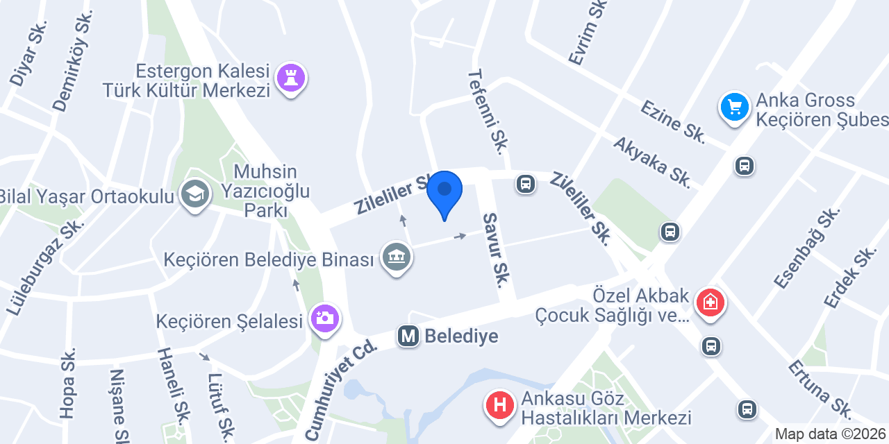 Milklaç - Ankara Keçiören konumu