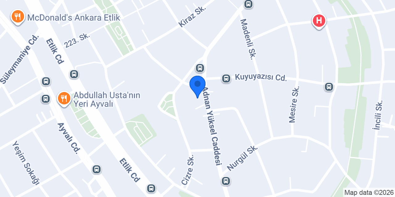 Özçicek Oto Lastik konumu