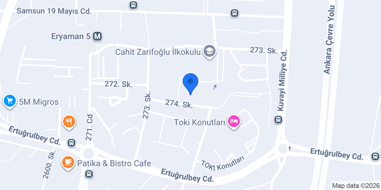 Ata Teknik Yapı Market Dekorasyon konumu