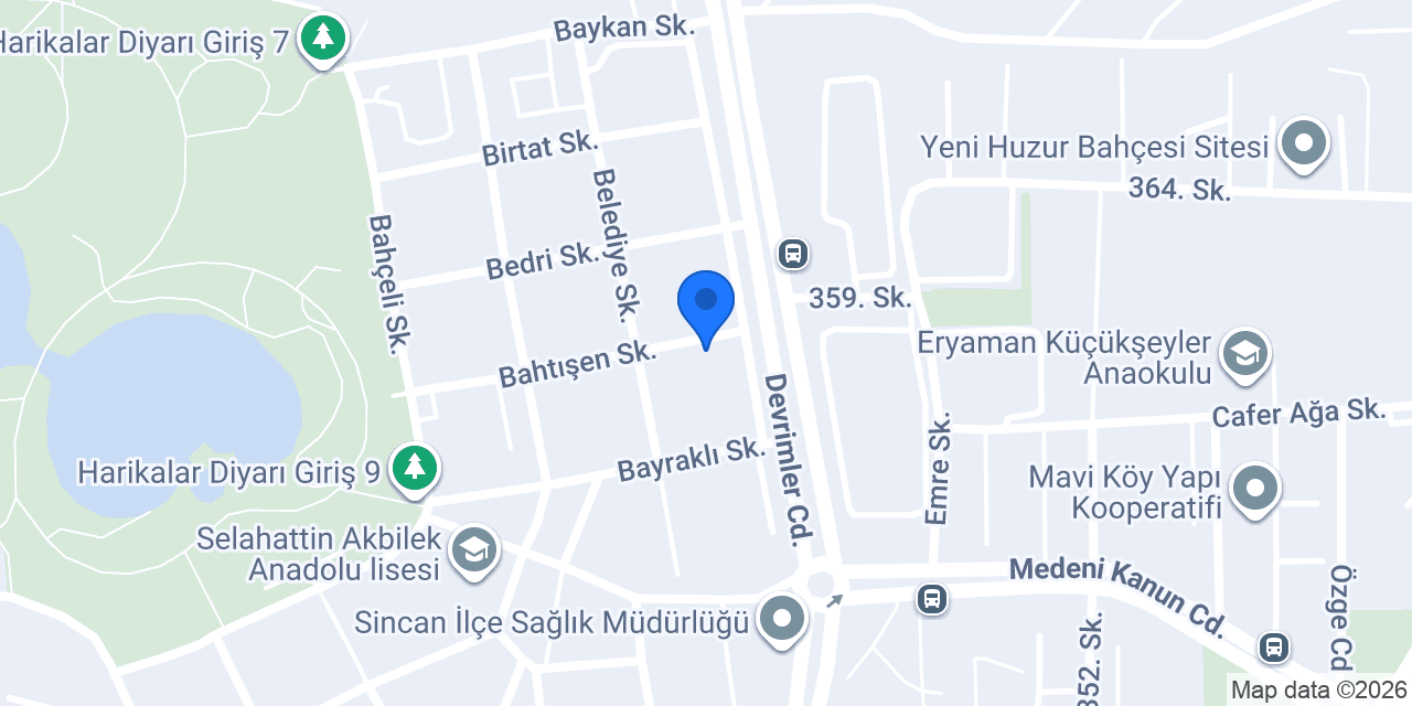 Can Erkek Kuaforu konumu