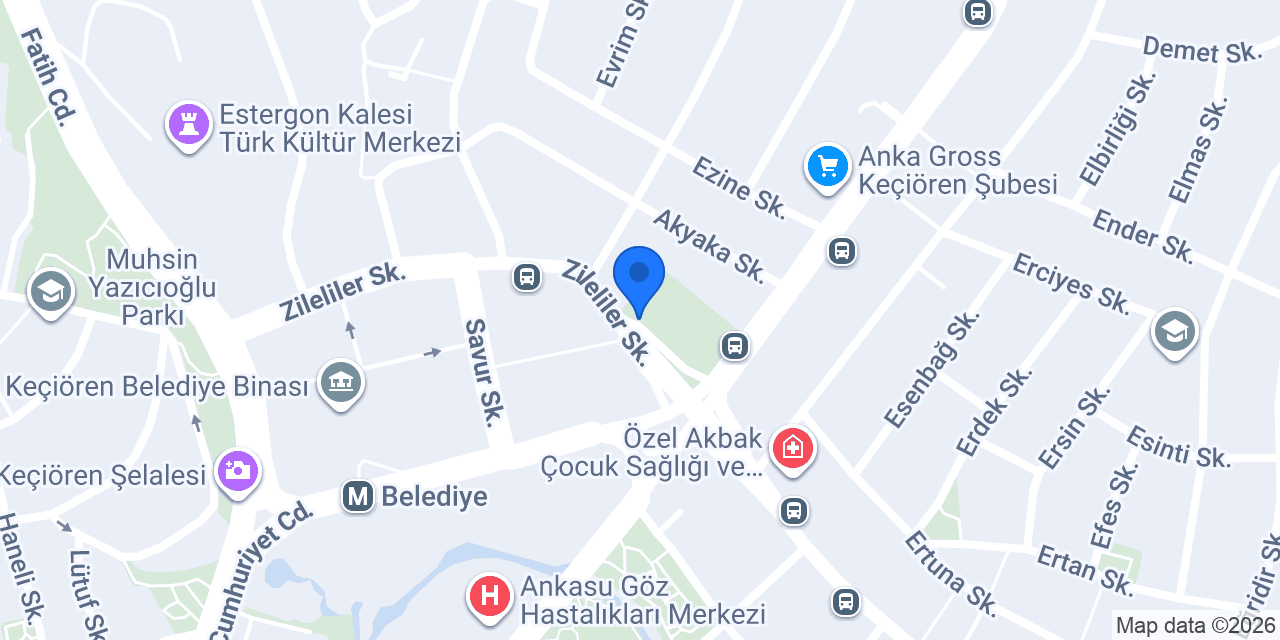 Başkent Kuaför konumu