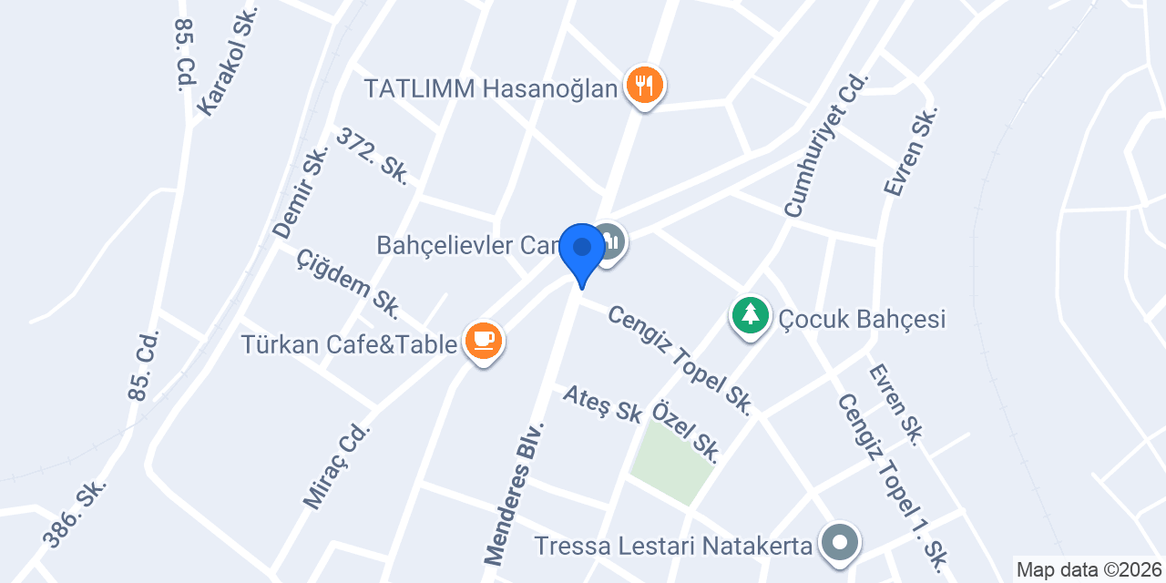 Şenkal Elektrik Elektronik konumu