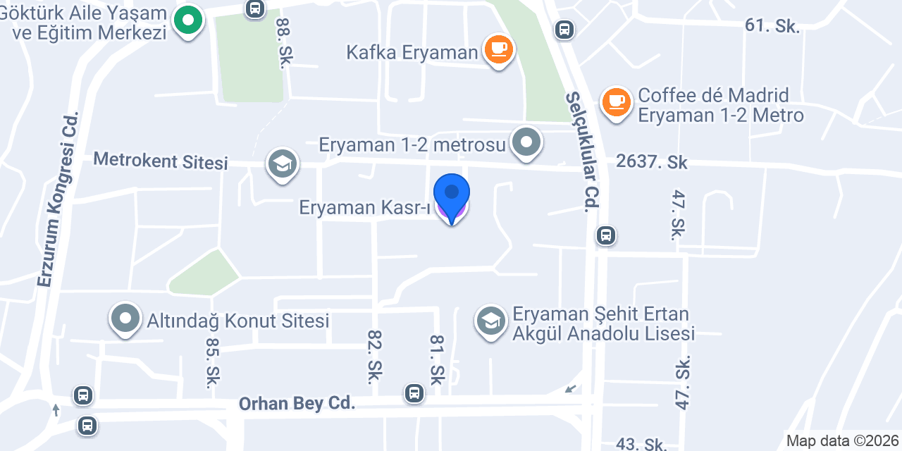 Eryaman Kasr-ı konumu