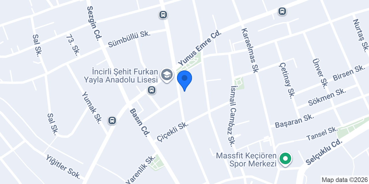 İncirli Simit Sarayı konumu
