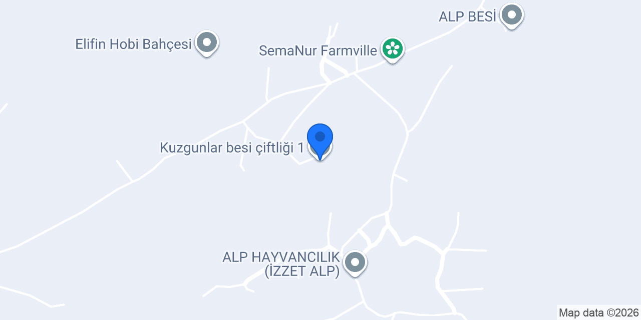 Kuzgunlar besi çiftliği 1 konumu