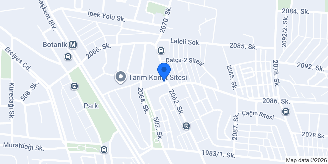 Botanik Taksi konumu