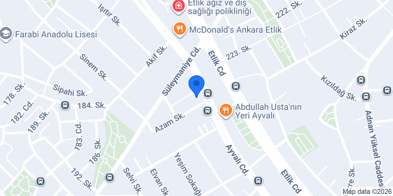 Alkım Optik - Etlik Şubesi konumu
