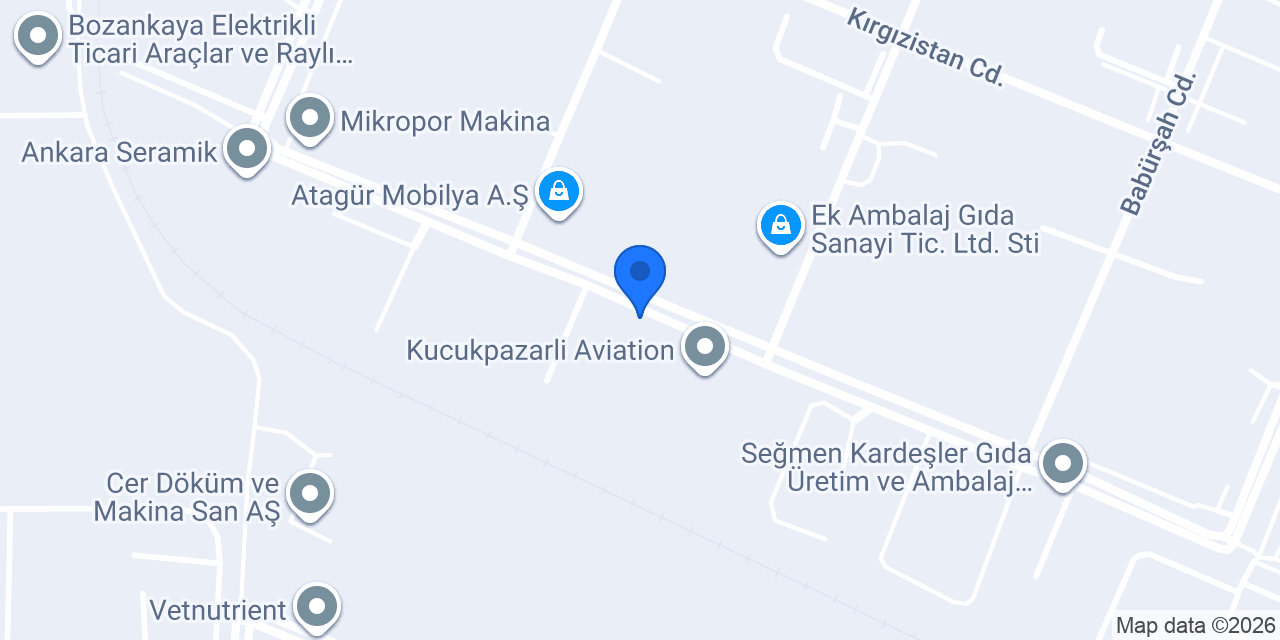 Akyüz Plastik konumu