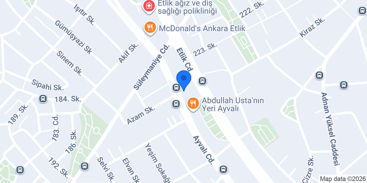 Onay Optik konumu