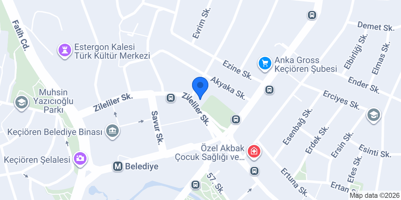 Halkbank Keçiören Şubesi konumu