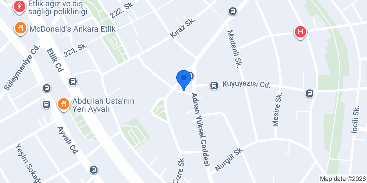 Özel Yavrucuğum Anaokulu konumu