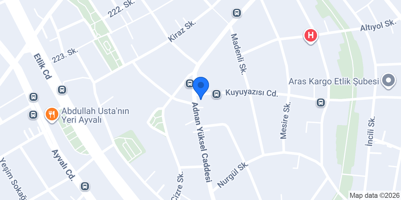 Meşe Fırını Pasta Unlu Mamuller Etlik konumu