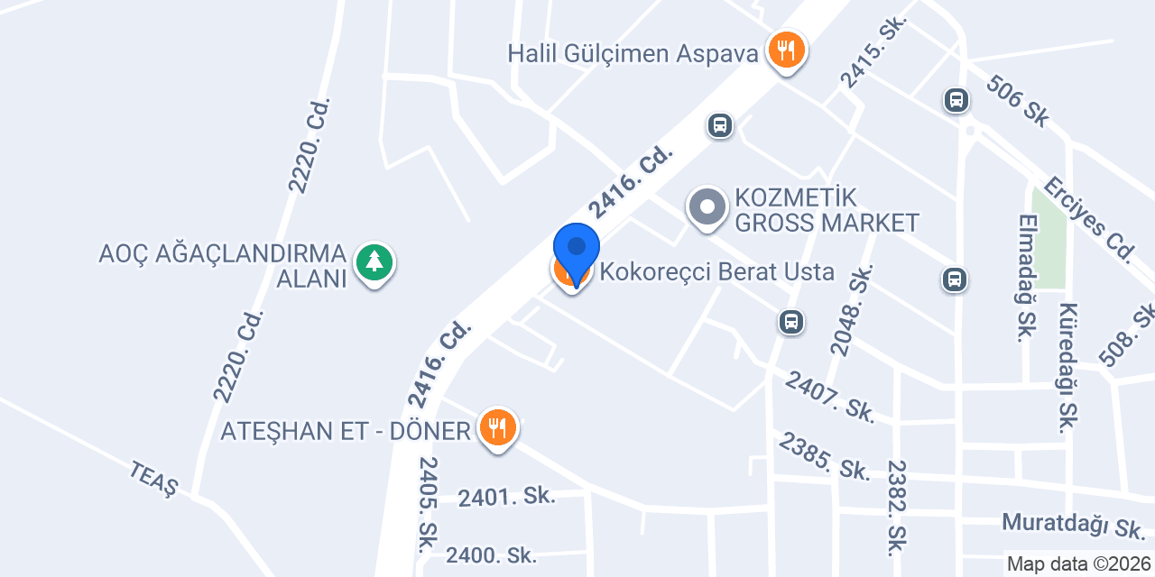 2 Ahmet Restaurant konumu