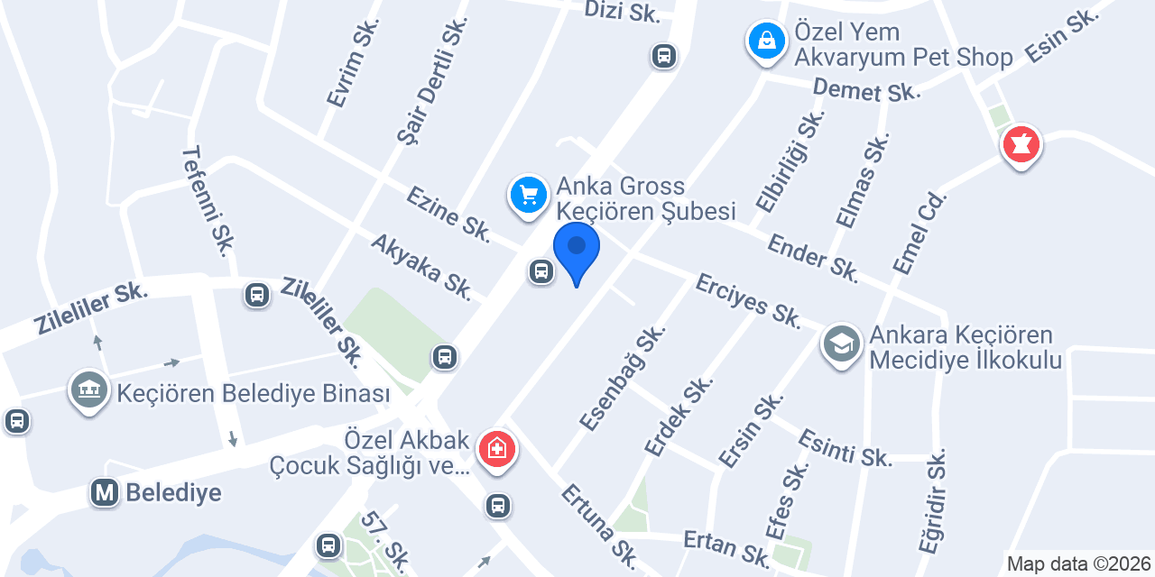 Yüksel Erkek Kuaförü konumu