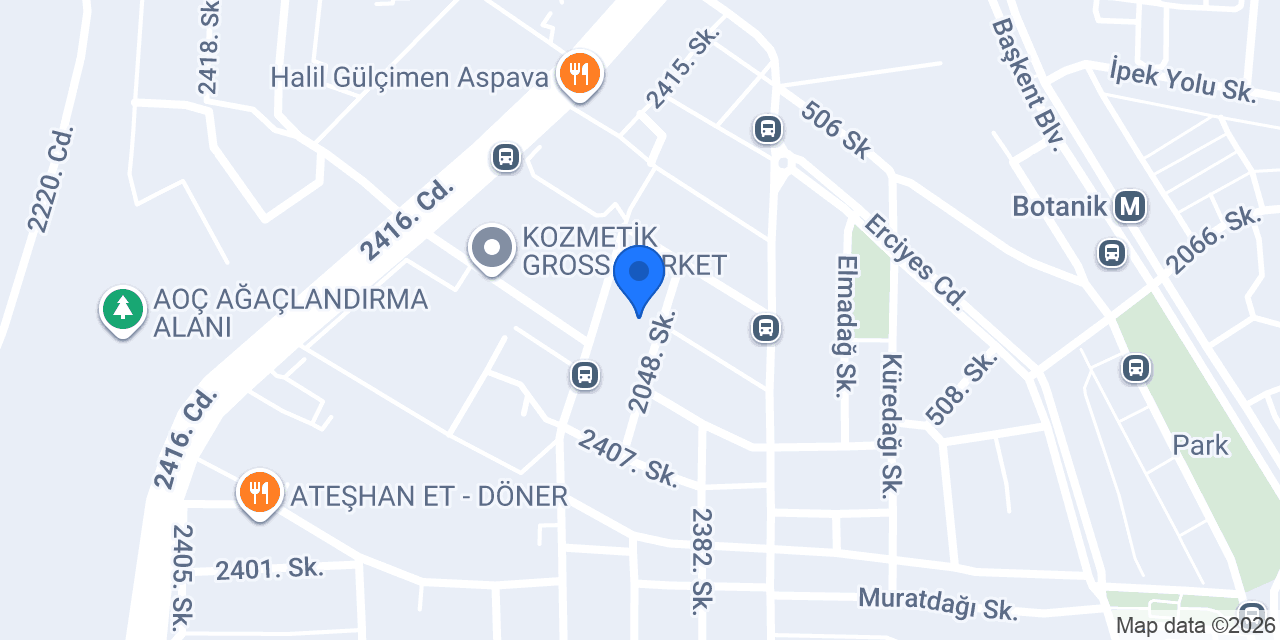 Düş pilates stüdyo konumu