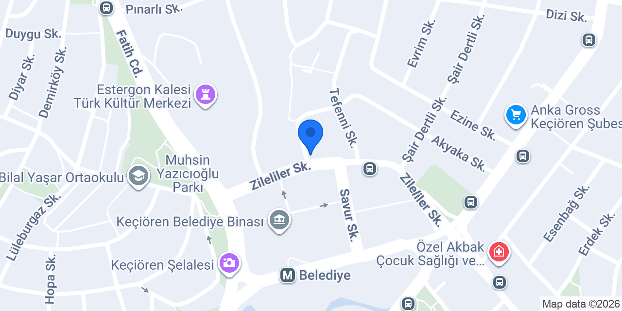 Diş Hekimi Recep Özçelik konumu