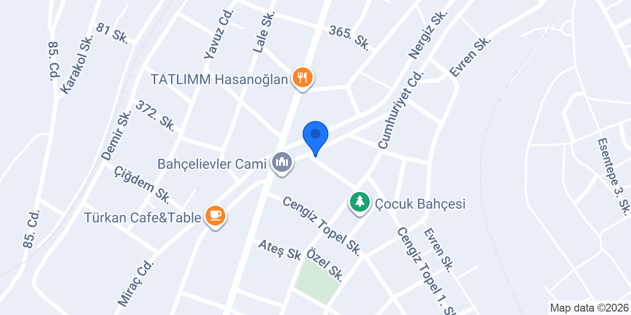 Hasanoğlan bazlama gözleme konumu