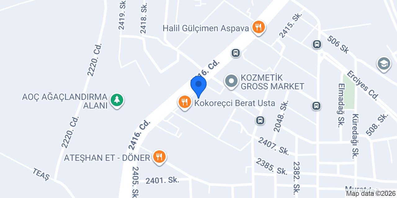Handan Eczanesi konumu