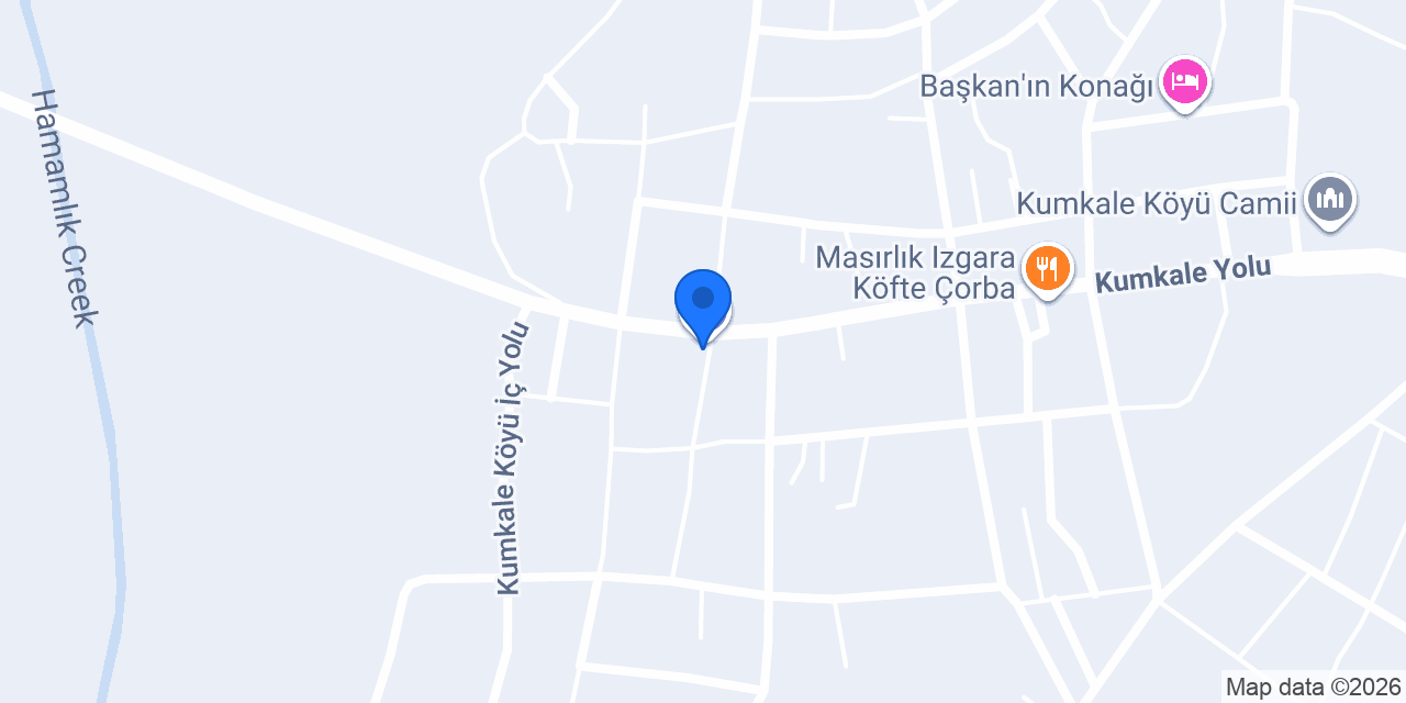 Kumkale Köyü Camii konumu