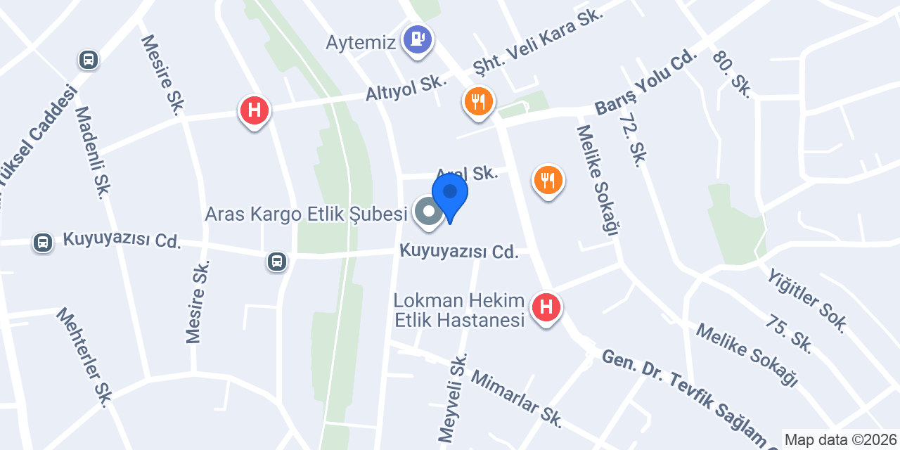 Efe Erkek Kuaförü Etlik konumu