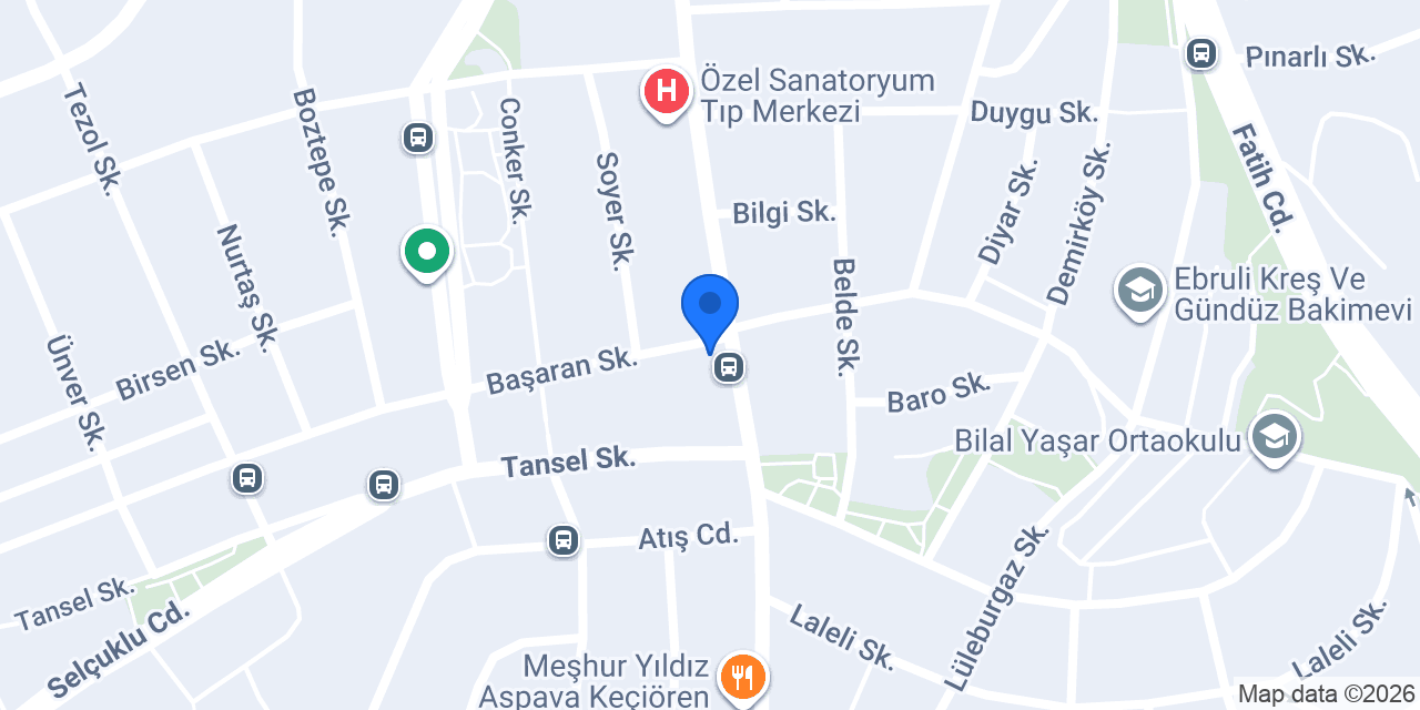 Kuğu Pastanesi - Çiçekli konumu