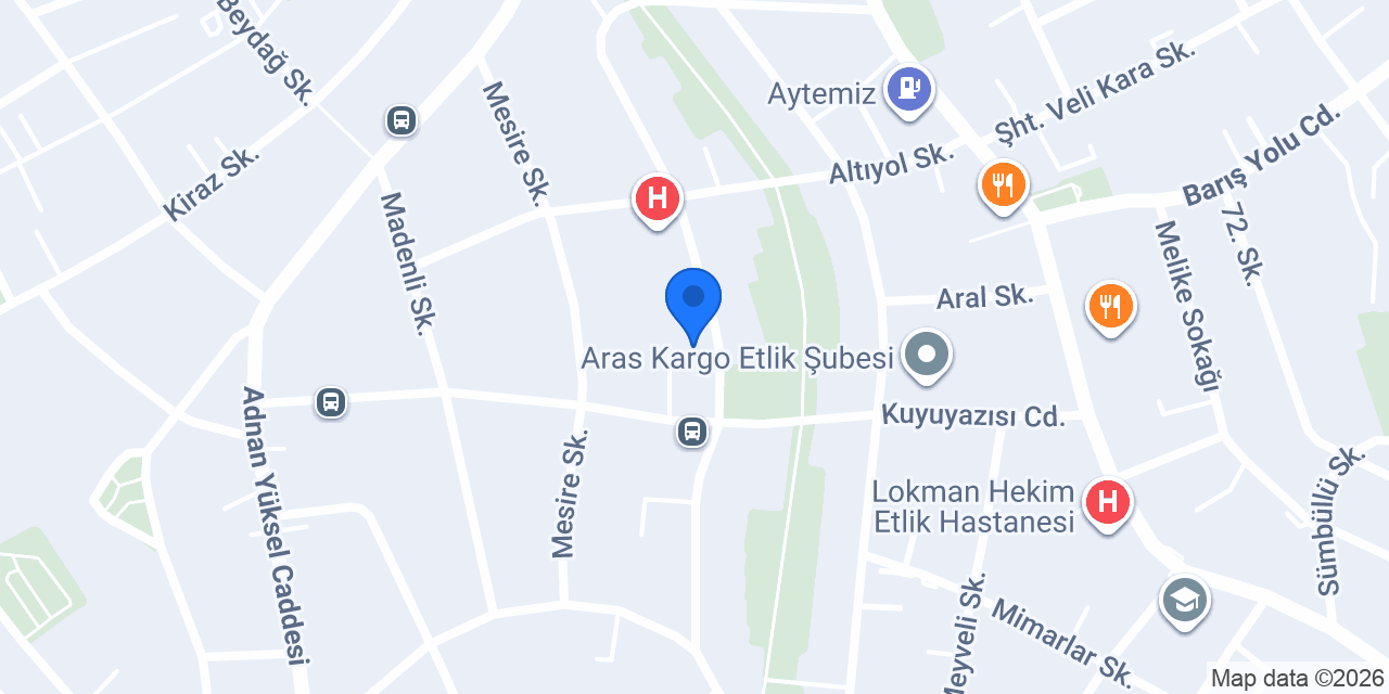 Oktan Eczanesi konumu