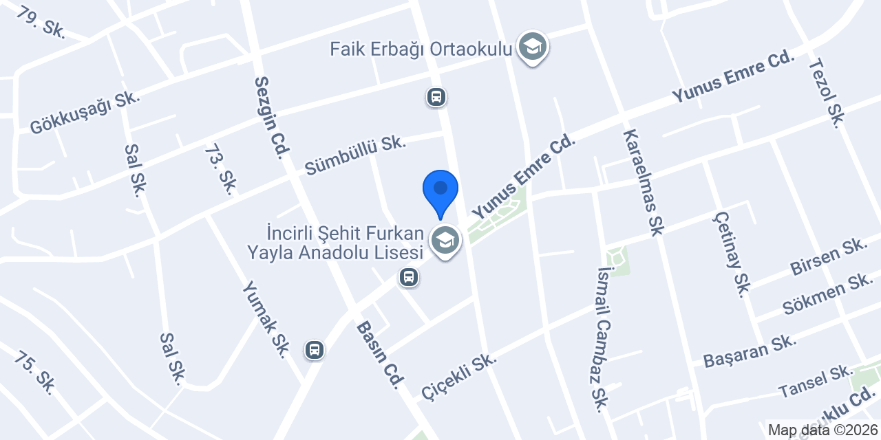 Incirli Taksi konumu