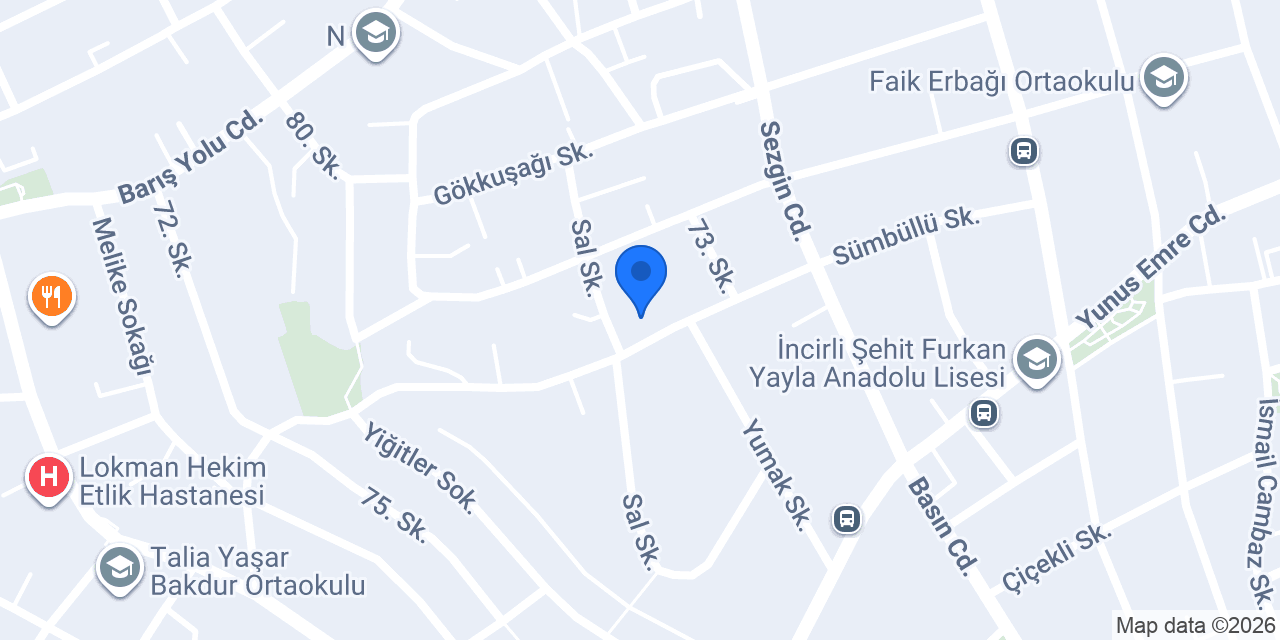 Ahmet Cevdet Paşa Ortaokulu konumu
