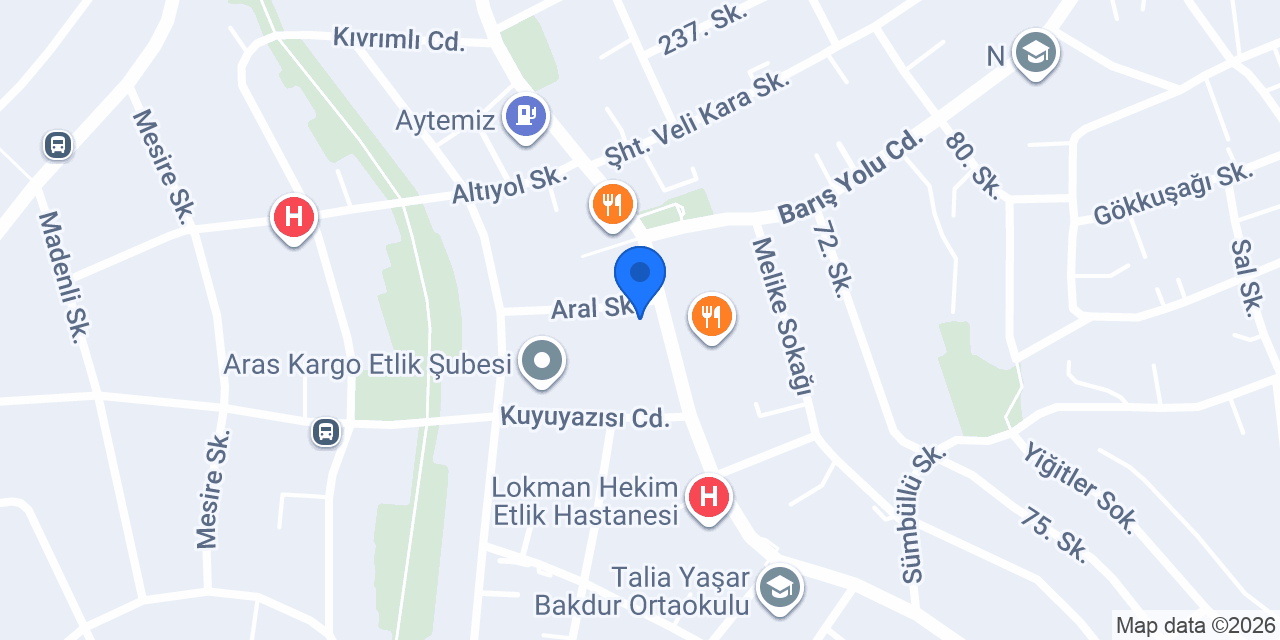 Kaplan Kardeşler Tesisat Elektrik konumu