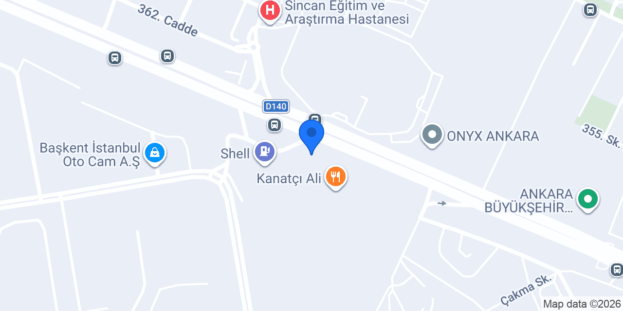 Çelebi tır parkı konumu