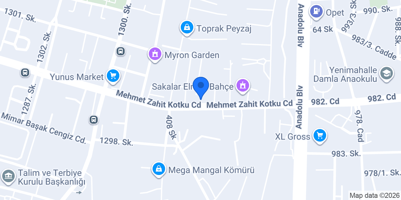 Dallıoğlu Peyzaj konumu