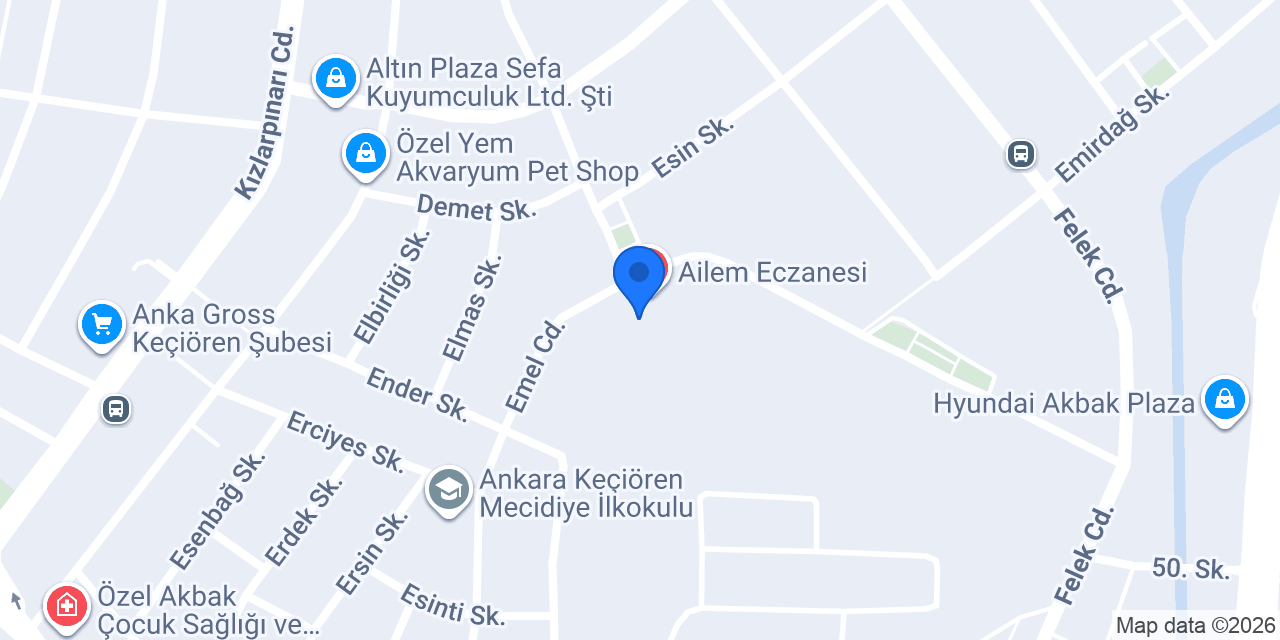 Eczane Şefkat konumu