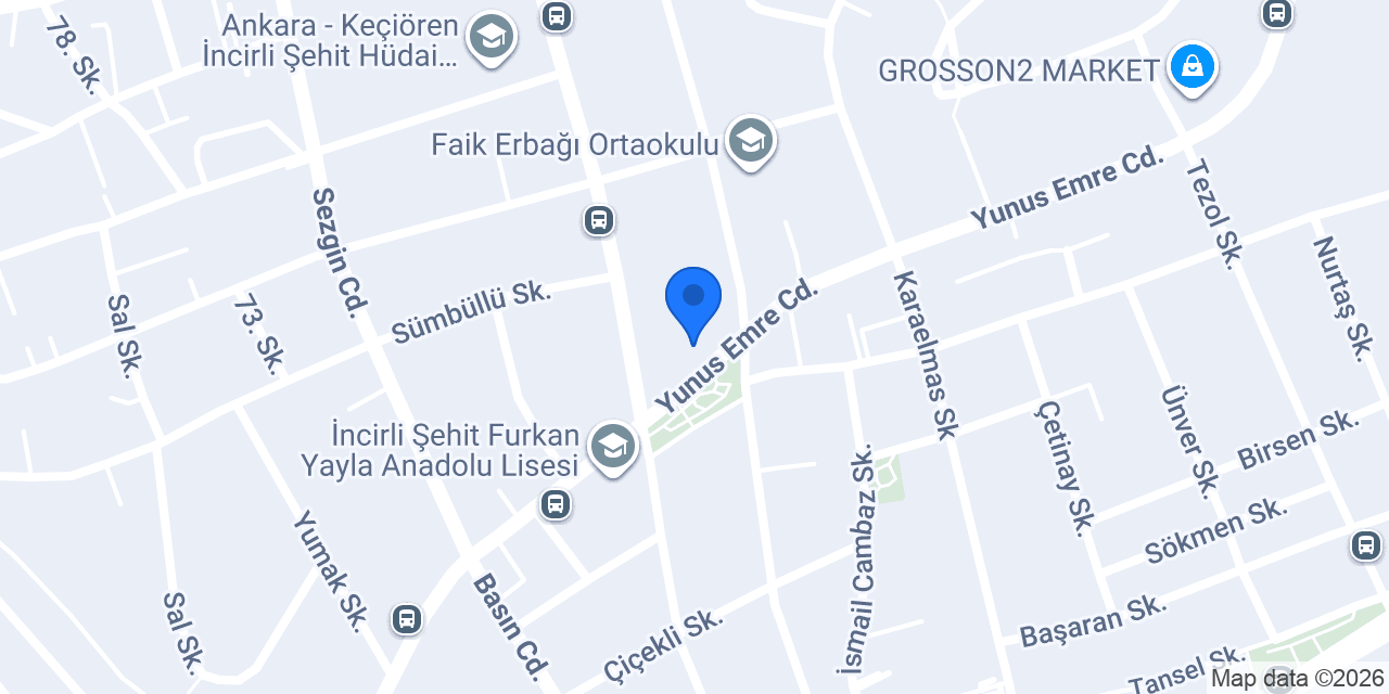 Şahin Optik konumu