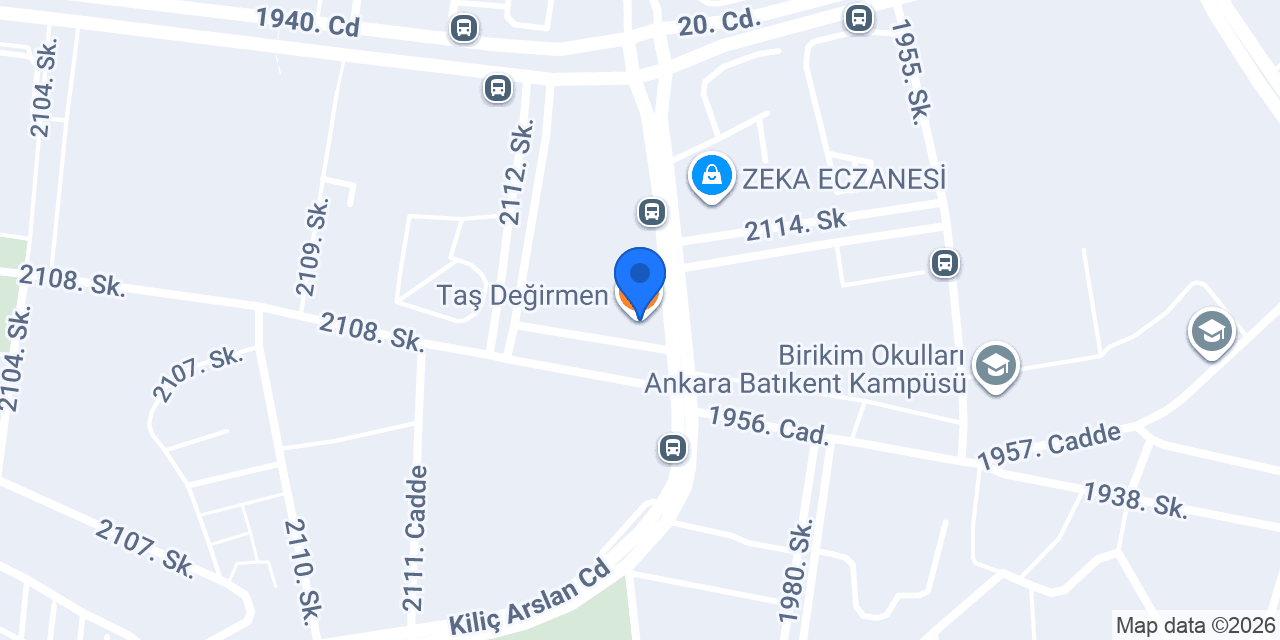 Taş Değirmen konumu