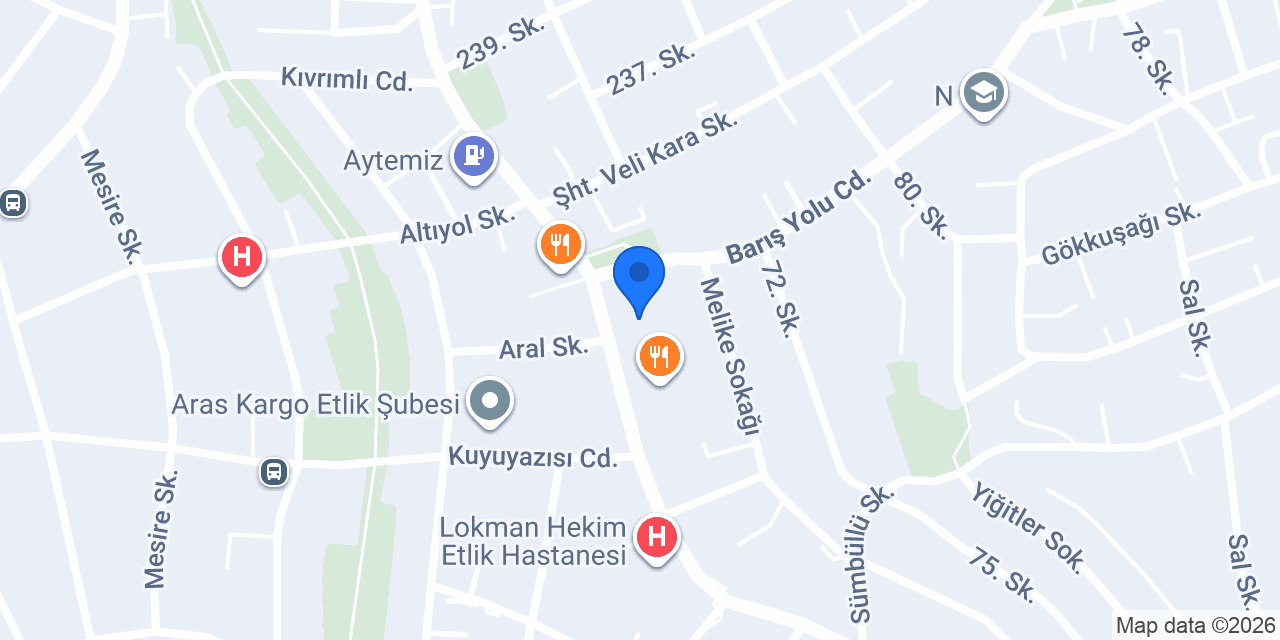 Döner Evi konumu