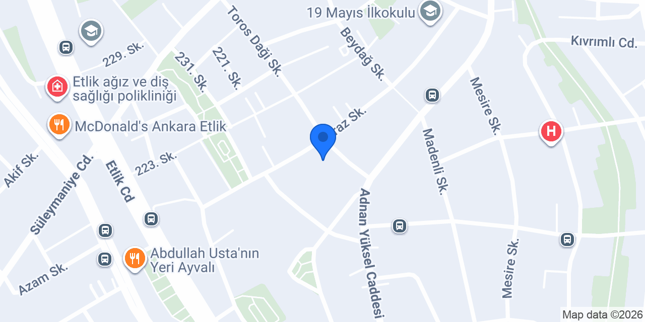 MEB Sevgi Anaokulu konumu