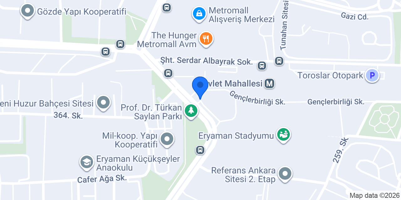 ERYAMAN TERZİ GÖKHAN & KURU TEMİZLEME konumu
