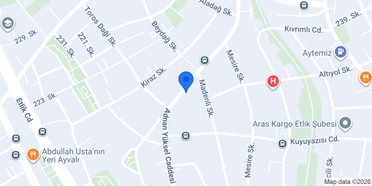 Enkay Ticaret konumu