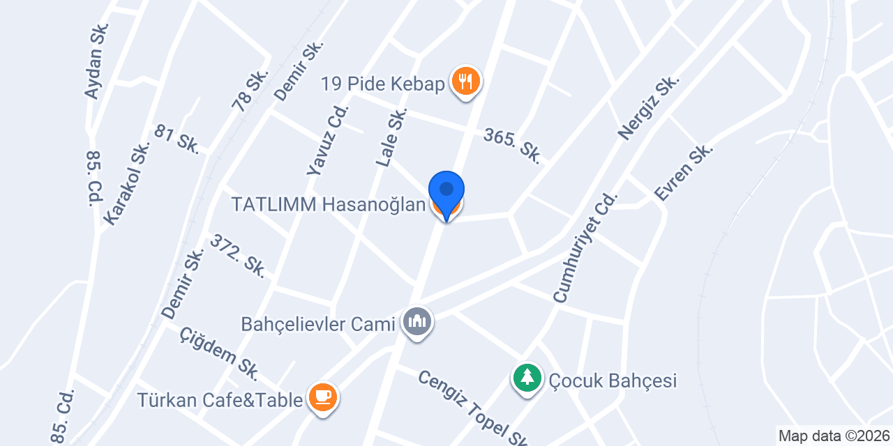 TATLIMM Hasanoğlan konumu