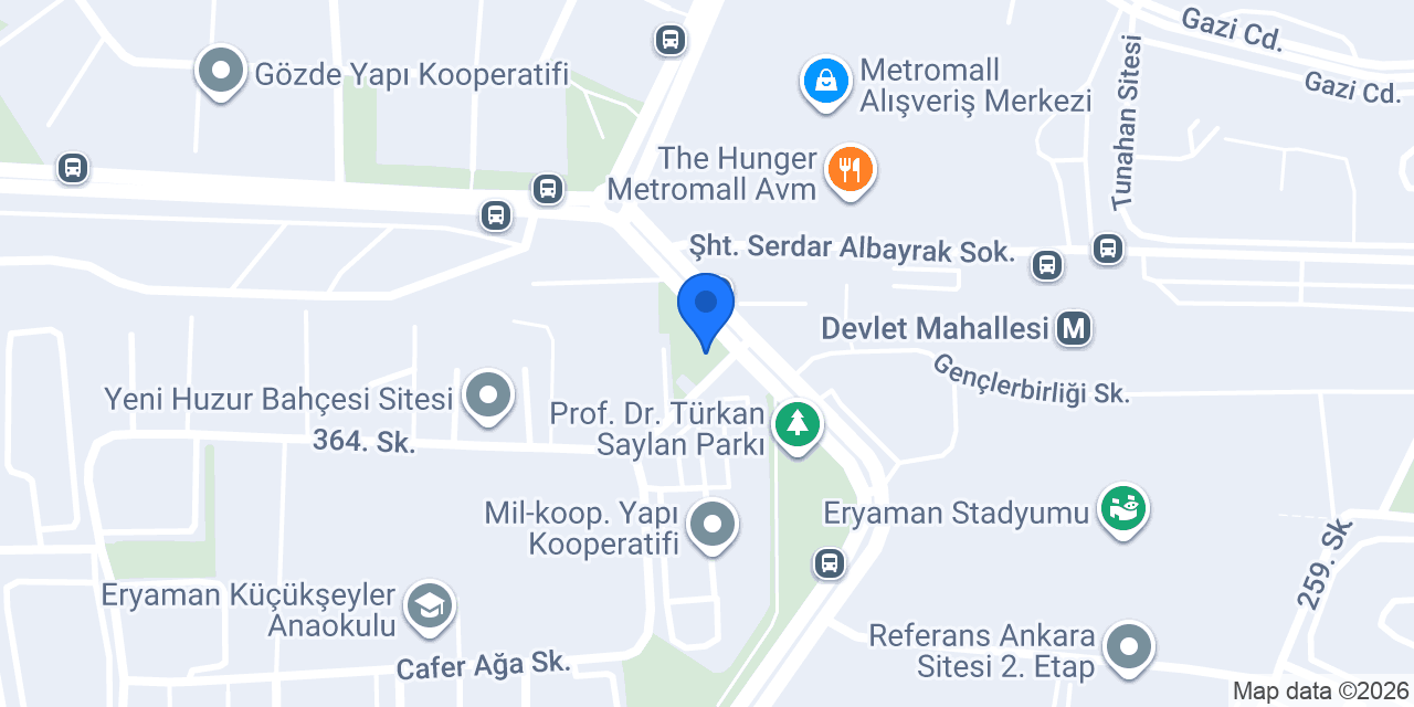 Etimesgut Devlet Mahallesi Muhtarlığı konumu