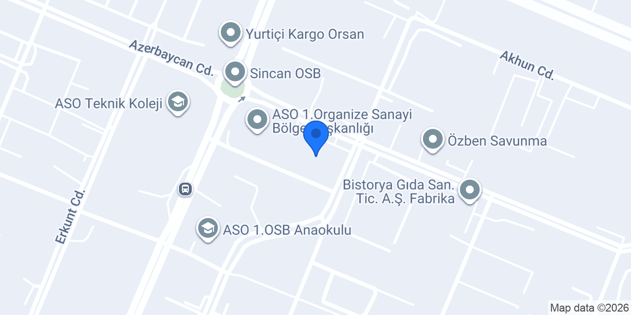 Garanti BBVA Ankara Osb Şubesi konumu