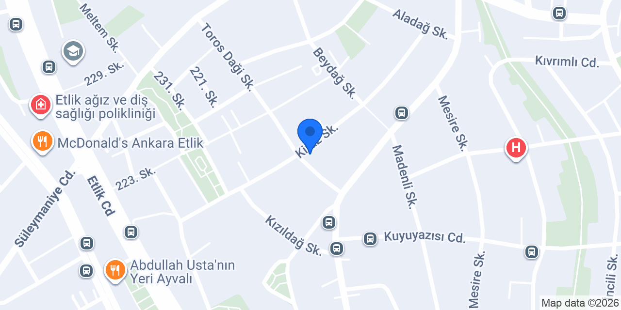 Kiraz Akademi konumu