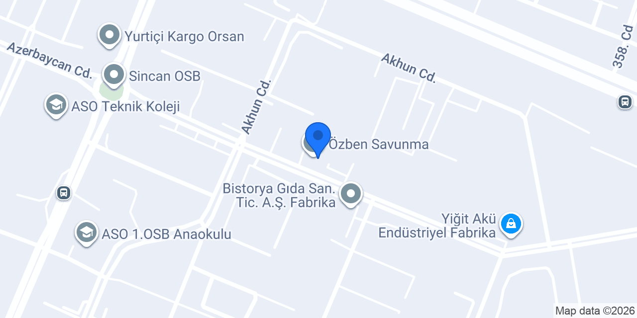 Teksomak konumu