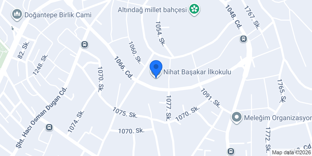 Nihat Başakar İlkokulu konumu