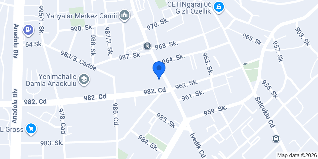 Cadde Terzi konumu