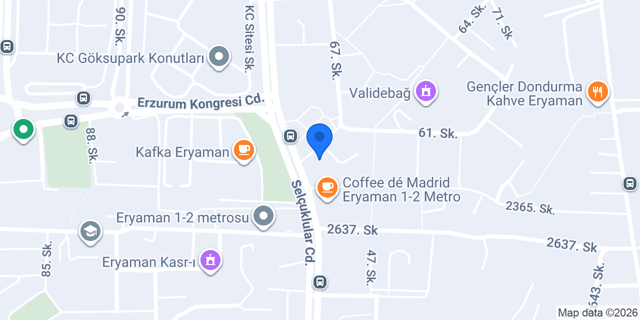 Eryaman Elektrikçi Metin Usta konumu