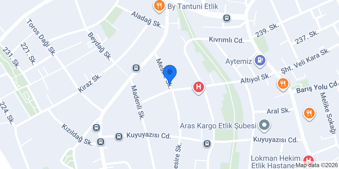 Modern Vizyon Döşeme konumu