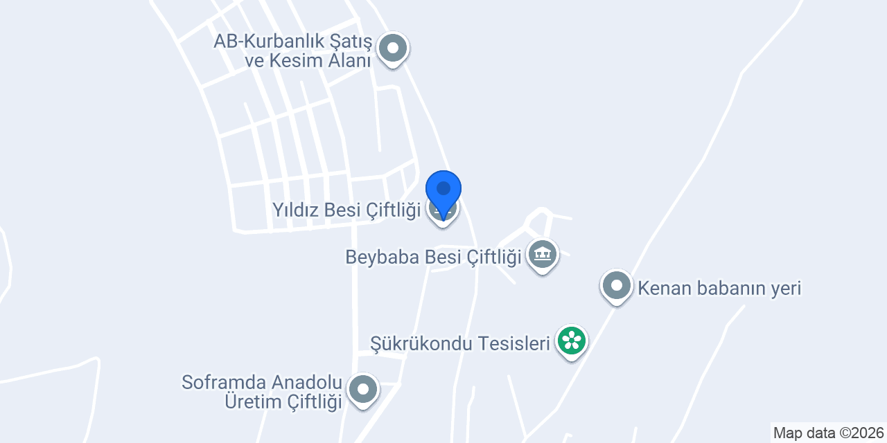 Yıldız Besi Çiftliği konumu