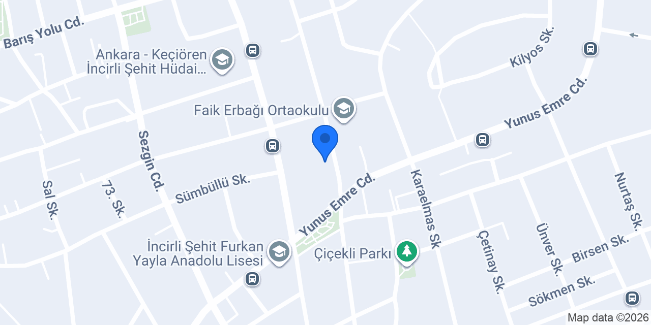 Class Erkek Kuaförü konumu