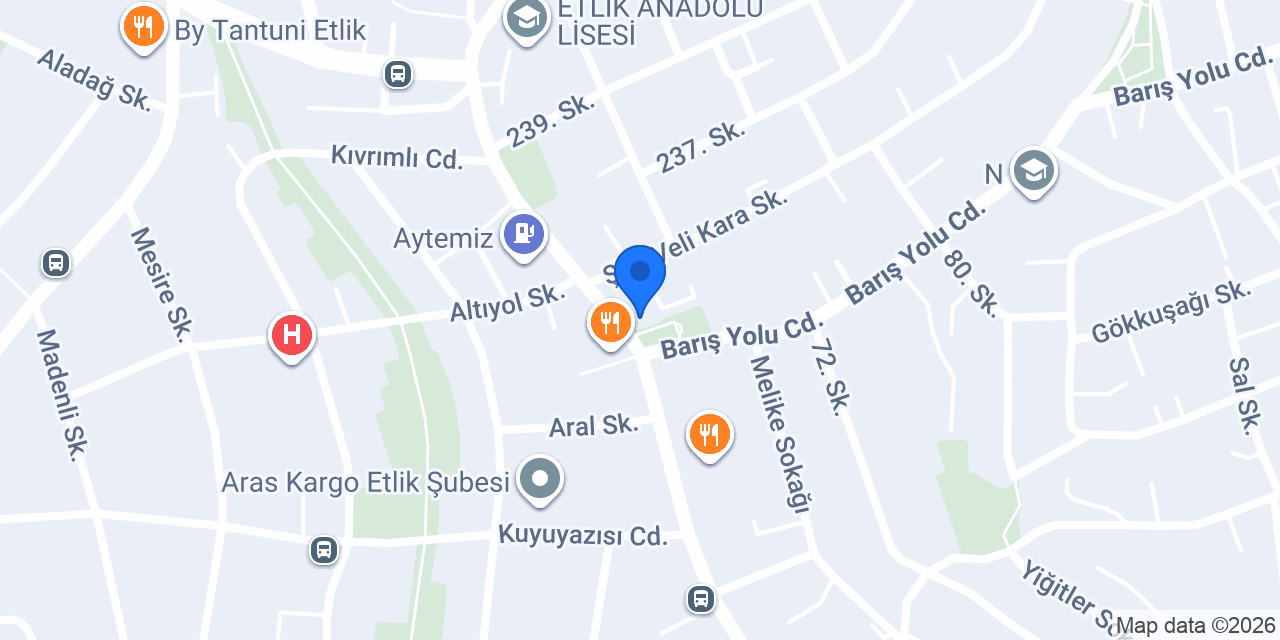Diş Hekimi Arzu KAYA konumu